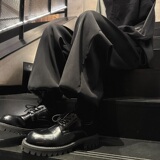 2023春夏季新气质束脚小西裤男休闲宽松西装直筒裤XK3308/P45，男装休闲裤，电商B316