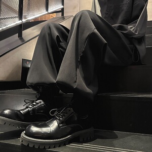 2023春夏季新气质束脚小西裤男休闲宽松西装直筒裤XK3308/P45图片