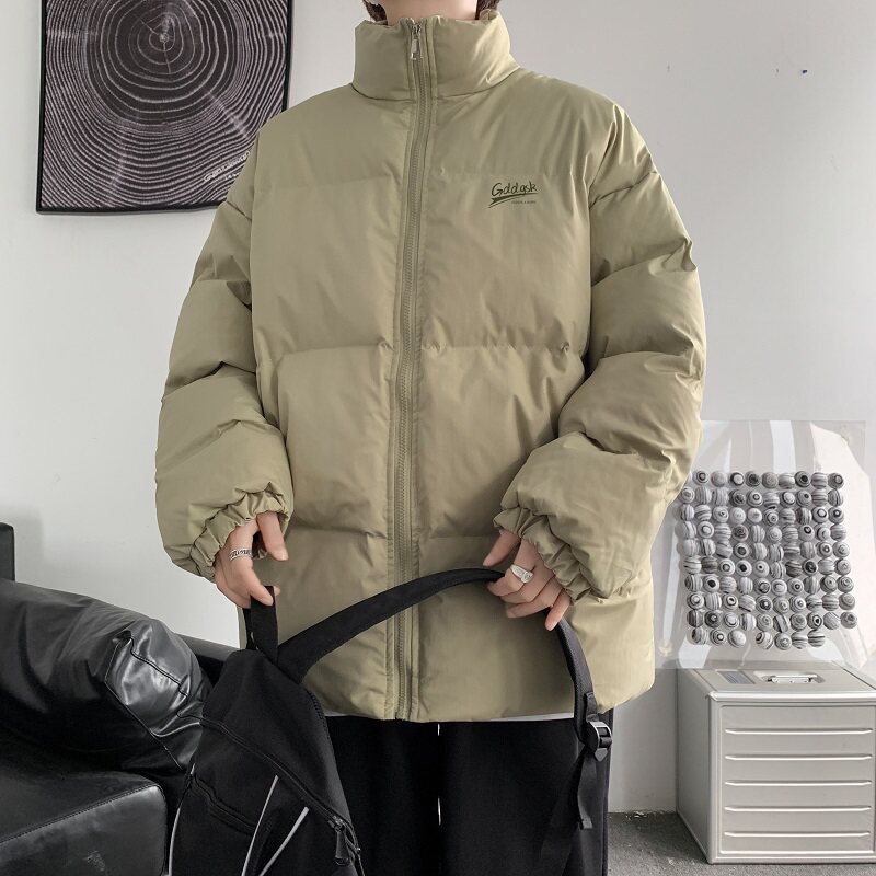 已注册/粉红色冬季立领羽绒棉服男加厚棉服袄大码外套MY3598/P88,男装棉衣,电商B316
