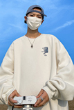 已注册/秋季外景圆领卫衣男学生长袖打底衫外套WY9142/P35加绒P45，男装卫衣，电商B316
