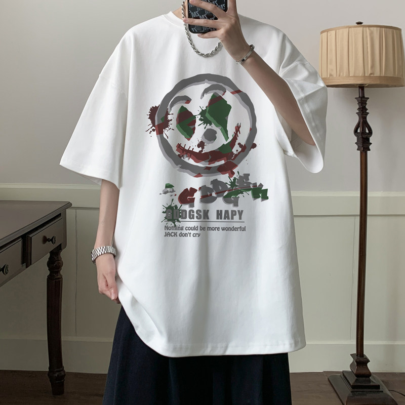 已注册/夏季暗黑休闲半袖短袖T恤男大码体恤打底衫DT8847/P25,男装T恤,电商B316
