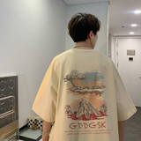 已注册/夏季舒适简约短袖T恤男宽松半袖体恤打底衫DT5955/P25，男装T恤，电商B316