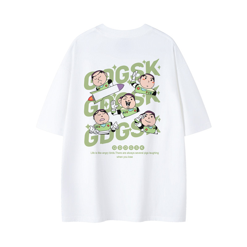 已注册/夏季小清新风情侣短袖T恤男宽松体恤打底衫DT9654/P25,男装T恤,电商B316