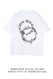 已注册/夏季大码情侣港风短袖T恤男纯棉体恤打底衫DT9819/P25，男装T恤，电商B316