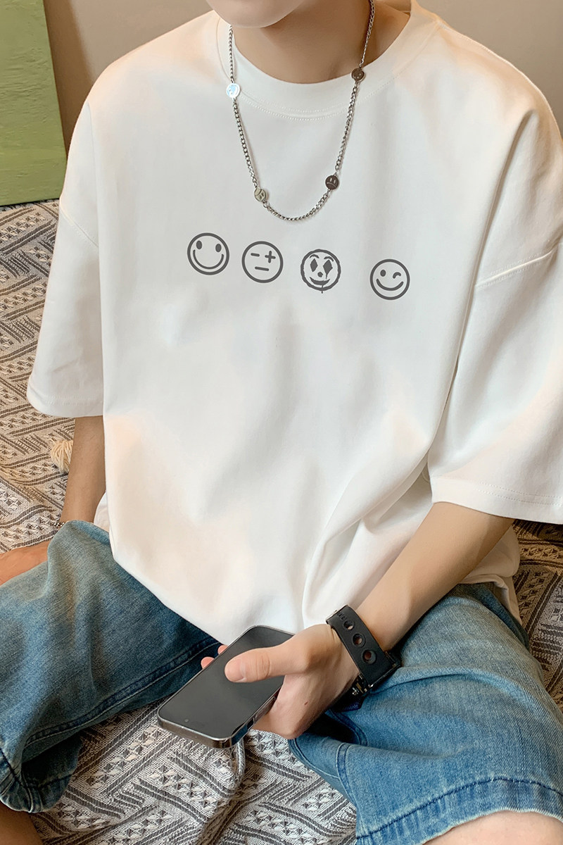 已注册/夏季前后印花运动短袖T恤男大码体恤打底衫DT8351/P25,男装T恤,电商B316