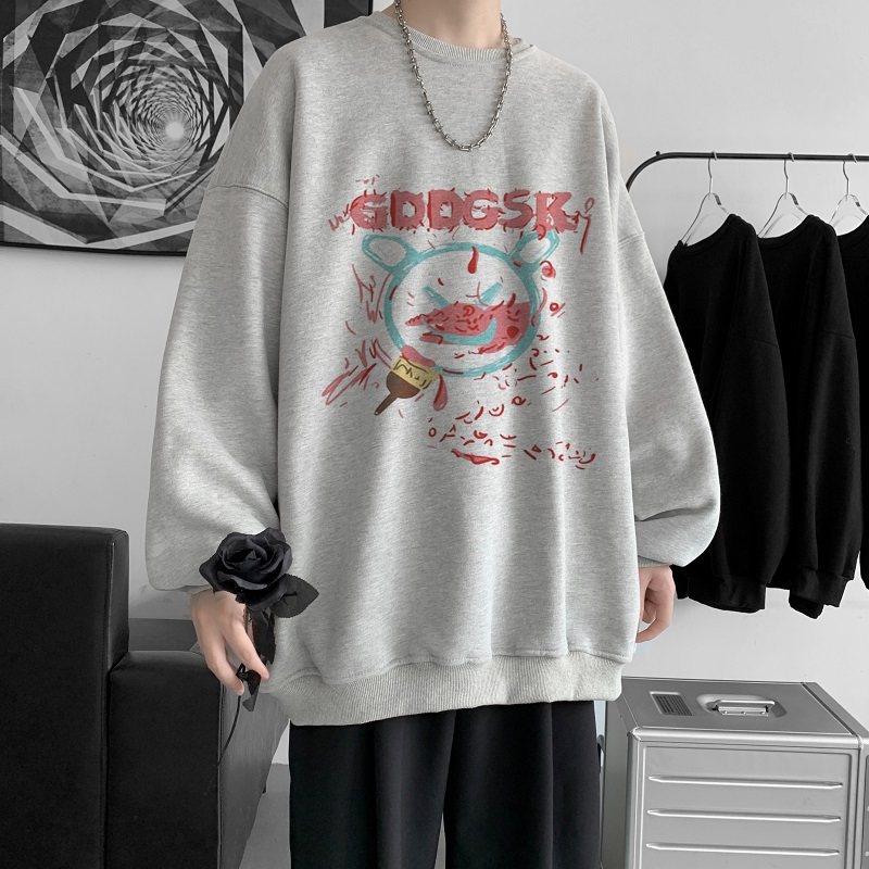 已注册/2025秋季新款港风长袖卫衣男宽松T恤打底衫外套WY3386/P35,男装卫衣,电商B316