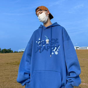已注册/秋季新通勤风连帽卫衣男生大码复古打底衫 WY0616/P50图片