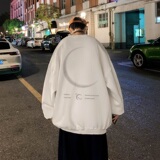 已注册/秋季新印花卫衣男圆领宽松打底衫大码外套WY8300/P35，男装卫衣，电商B316