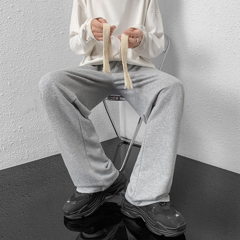 炸街裤子男春加厚手工编织卫裤网红休闲运动裤YD5565/P35加绒P45,男装休闲裤,电商B316