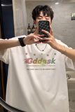 夏季休闲运动潮牌短袖T恤宽松男生港风体恤打底衫DT3558/P25，男装T恤，电商B316