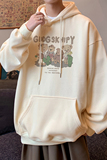 已注册/秋季小熊印花连帽卫衣男生宽松休闲外套WY9379/P45加绒P50，男装卫衣，电商B316