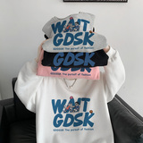已注册/春季新大码圆领卫衣男T恤港风外套WY9368/P35加绒P40，男装卫衣，电商B316