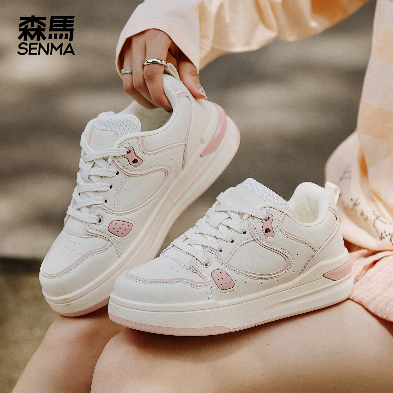 森马板鞋女百搭小白鞋运动鞋