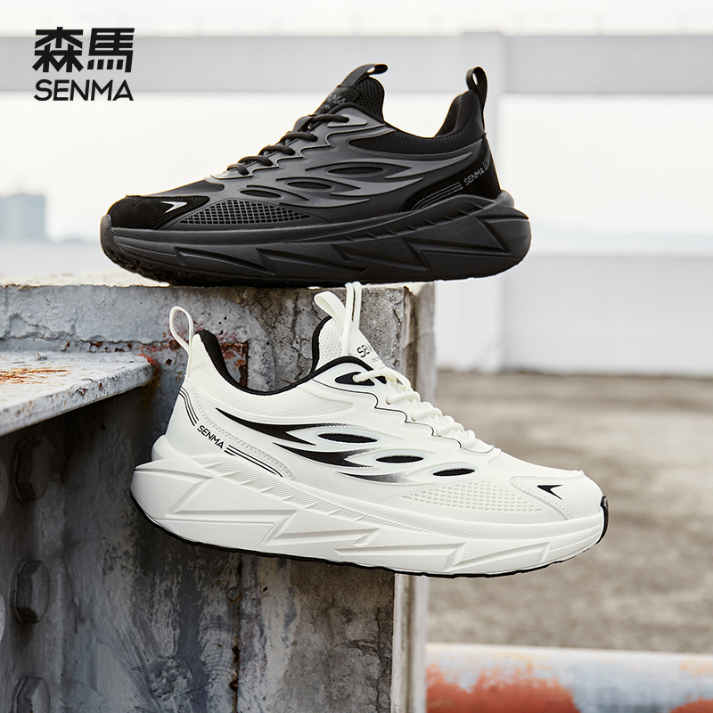 SENMA/森马老爹鞋男软底慢跑鞋
