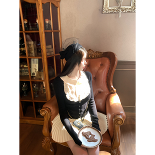 长袖 项天鹅er 新款 女2025冬季 针织上衣半身裙两件套 韩系穿搭套装