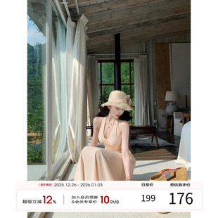 法式 天鹅er 性感夏季 时尚 甜美连衣裙E25Q1941 美人无骨