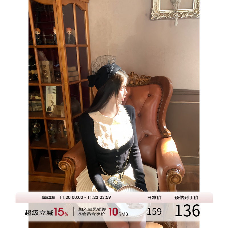 项天鹅er 韩系穿搭套装女2025冬季新款长袖针织上衣半身裙两件套