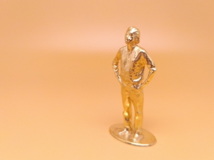 爱因斯坦的脑子科学家金属摆件男生铜人物模型创意摆件理科生礼物