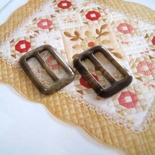 3cm内径塑料树脂无针日字扣目字扣环扣军绿色腰带扣皮带扣环扣