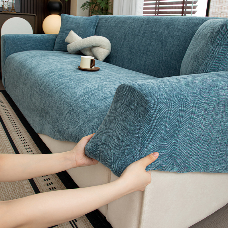 雪尼尔人字纹亲肤柔软四季通用