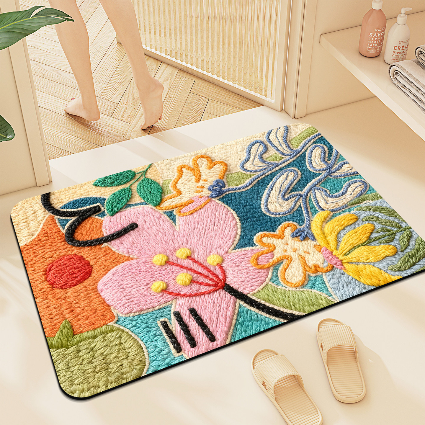 2026新款进门地垫门垫家用门厅卧室脚垫子卫生间门口吸水防滑地垫,居家布艺,家用脚垫,淘宝优惠券,粉丝福利购,淘宝优惠卷