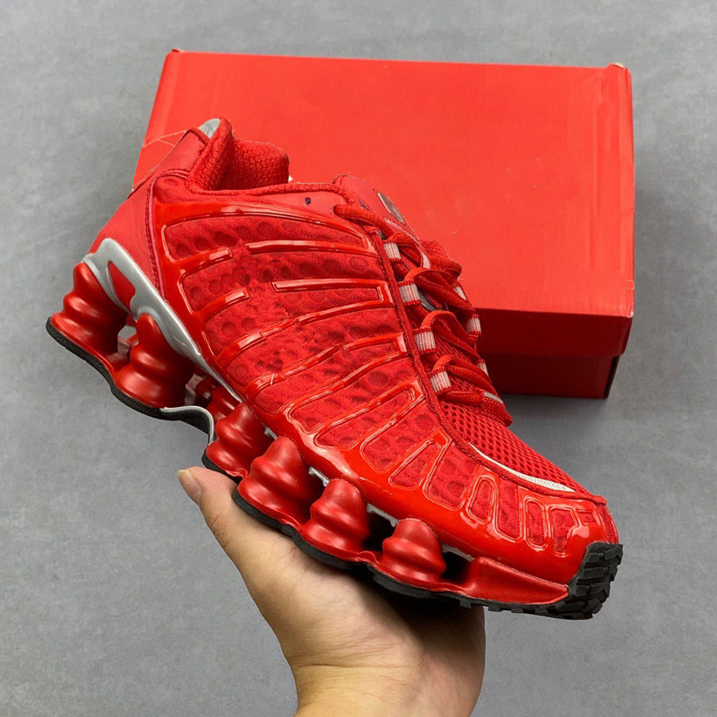 thumbnail for 【夏阳】2026新款鞋子男鞋复古气垫柱跑鞋经典气垫鞋女白色运动鞋