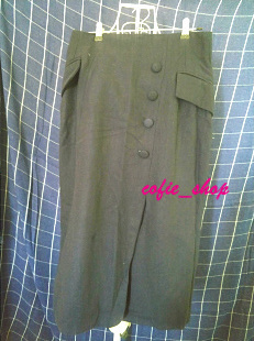 毛呢半身裙nain包臀款中长款商务