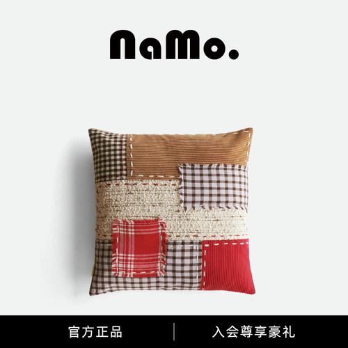 纳茉牛仔抱枕靠枕羽丝绒靠垫靠背