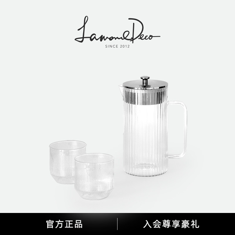 纳茉耐高温大容量高硼硅水壶图片