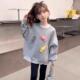 宽松百搭打底衫 女童卫衣韩版 长袖 儿童秋冬装 假两件中大童2024新款