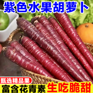 山东紫色胡萝卜新鲜当季沙地水果胡萝卜生吃蔬菜紫黑胡萝卜紫萝卜