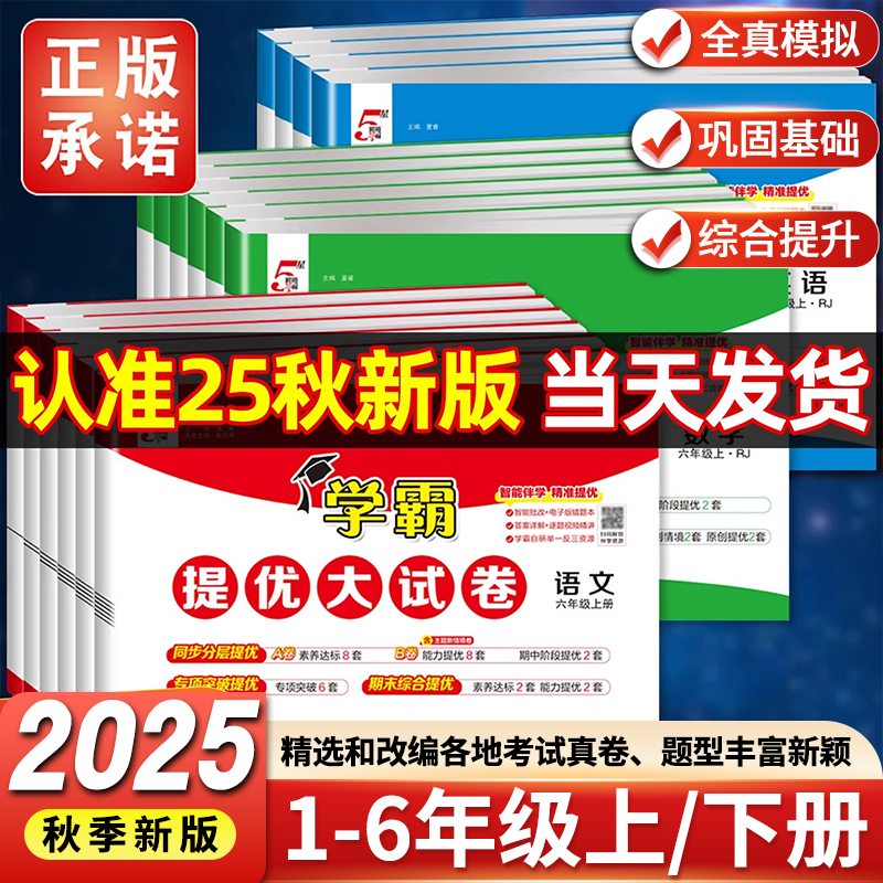 2025小学学霸提优大试卷