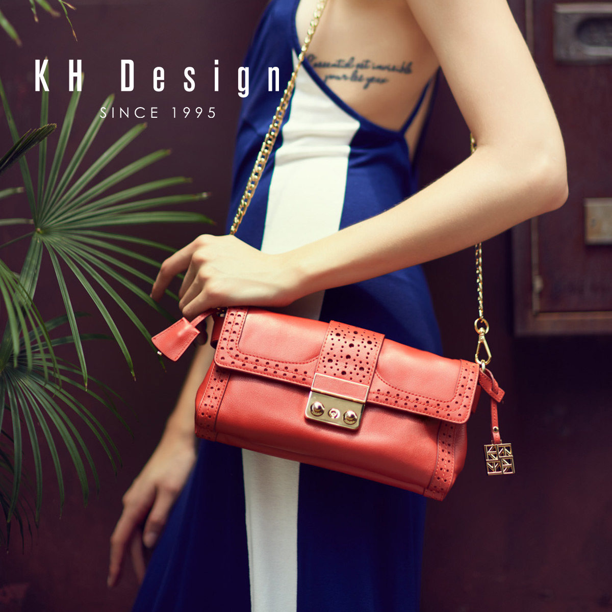 KH Design Meiji Female bag genuine leather Chain bag Metal Lock catch The single shoulder bag 2021 New Satchel Bagin the Leather/Lady bags/Men's bag, Ms. bags  category - from Buy2taobao.com to provide professional Taobao agent buy service