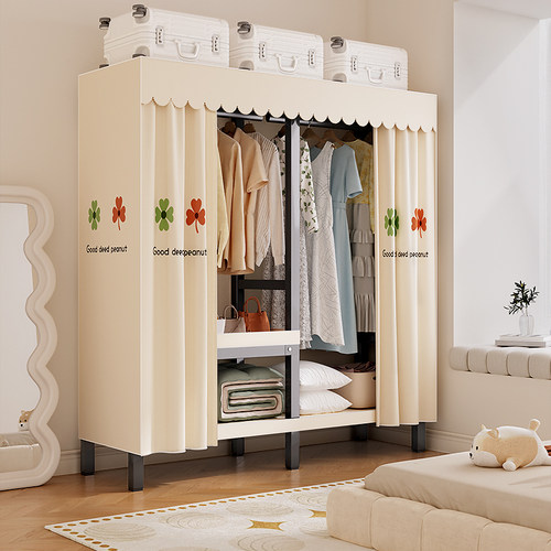 美凯惠简约现代免安装简易衣柜