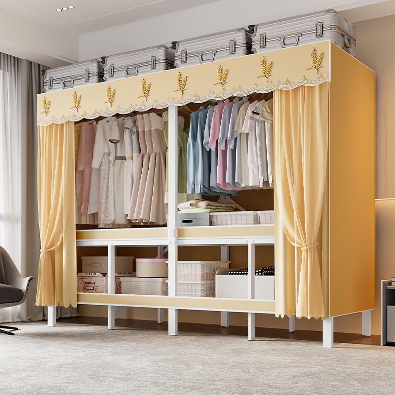 美凯惠简易免安装可折叠加粗衣柜