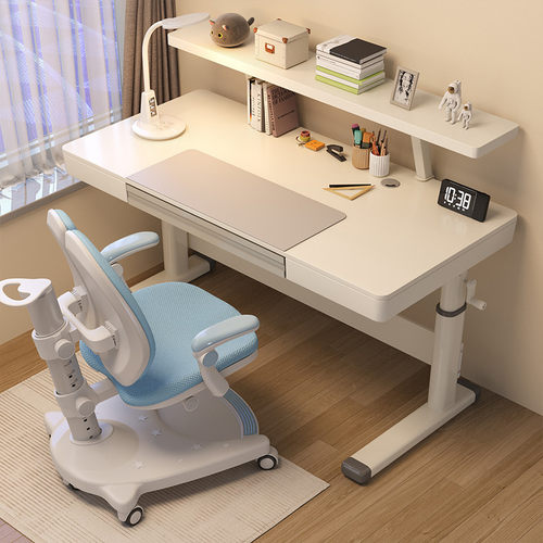 家用卧室用可升降式儿童学习桌