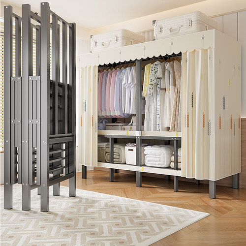 免安装衣柜卧室家用出租房用