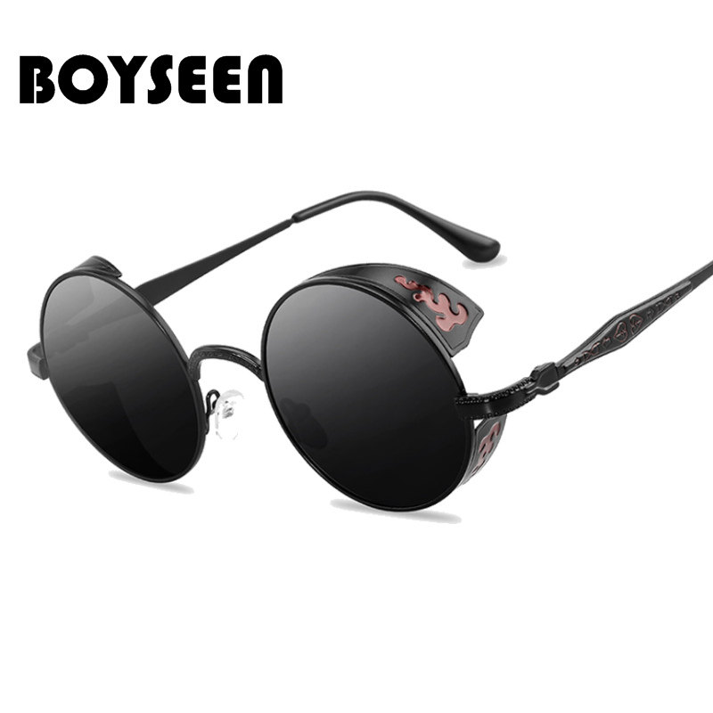 蒸汽朋克风墨镜防紫外线欧美复古