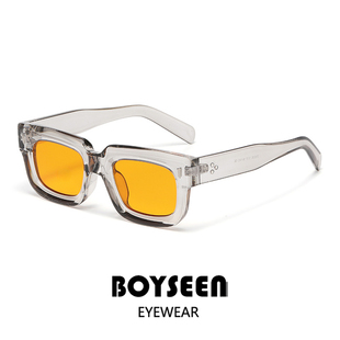 美式潮牌粗框墨镜男可配度数高级窄框休闲眼镜框复古港风太阳镜