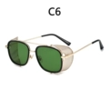C6 Gold Frame Green Film