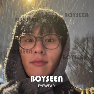 日系宅男黑细框眼镜防蓝光可配度数眼镜框斯文秀气休闲眼镜框