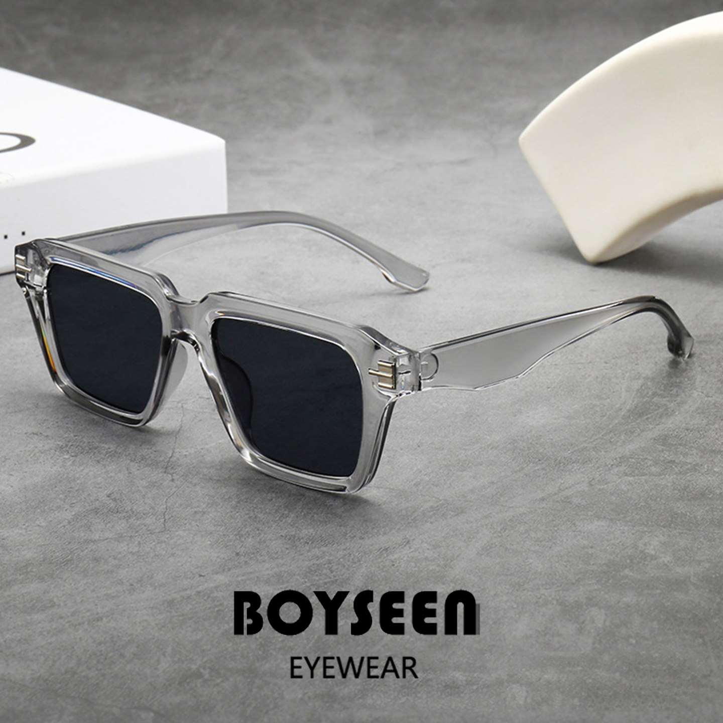 潮牌大框方形墨镜男可配近视复古豹纹太阳镜开车驾驶防紫外线