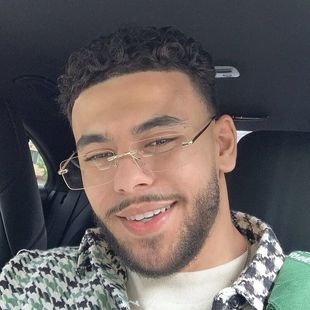 潮牌嘻哈风金丝无框眼镜可配度数复古渐变色痞帅太阳墨镜高级防晒