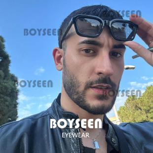 小众复古多边形墨镜男美式粗框高克重太阳镜摩登型男眼镜可配近视