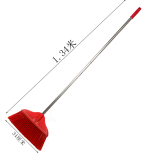 扫把超长扫帚套装家用笤帚簸箕瓷砖木地板 扫把大刮齿长柄不锈钢