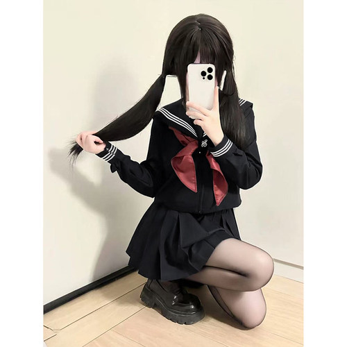 水手服原创套装JK制服日系学院风穿搭JK学生校服长袖短袖百搭JK裙