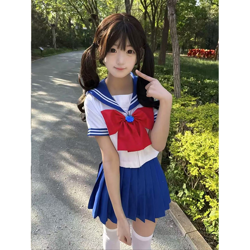 水手服美少女战士套装稀有色原创jk制服学院风JK短裙甜美风JK穿搭