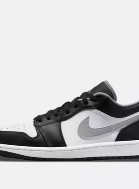 NIKE/耐克影子精致 减震防滑复古篮球鞋男女黑白灰553558-040