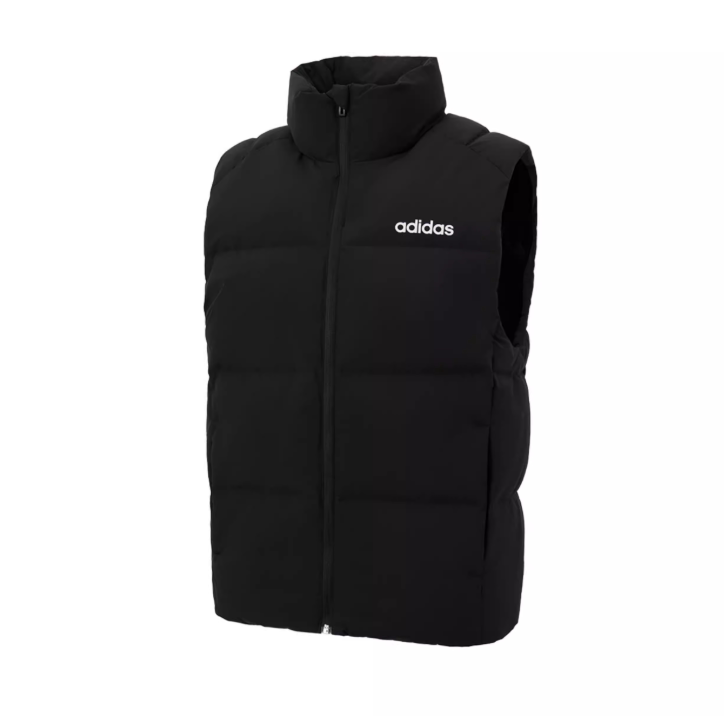 【断码】Adidas阿迪达斯羽绒马甲装运动无袖羽绒服立领外套JL9563