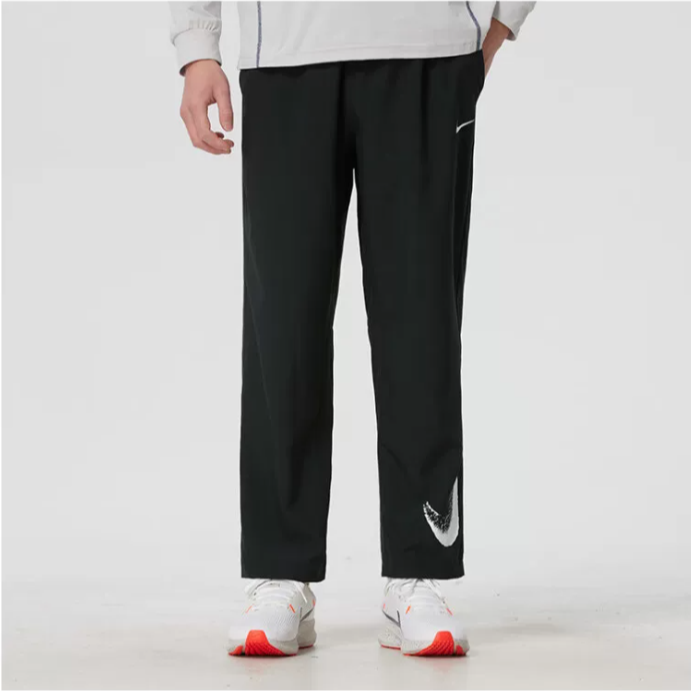 Nike耐克裤子速干冰丝长裤薄款跑步运动裤宽松直筒裤IF2202-010